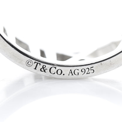 Tiffany Sterling Silver Wide Atlas Open Ring 54 6.75 4 of 4