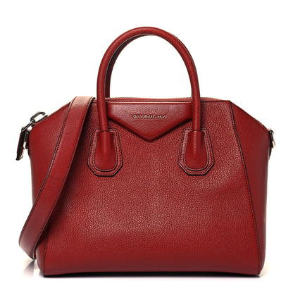 Givenchy Sugar Goatskin Small Antigona Mahogany 1 of 8