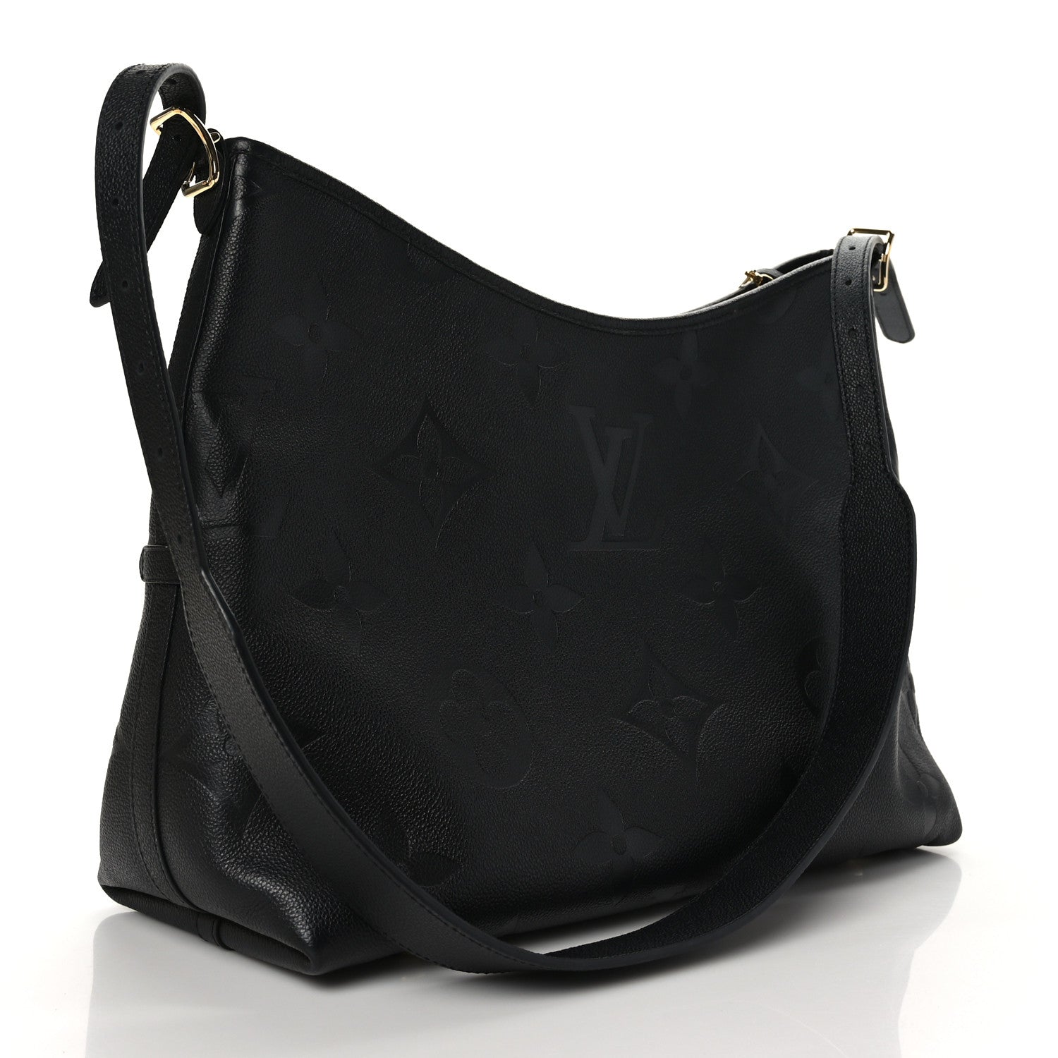Louis Vuitton Empreinte Monogram Giant CarryAll MM Black 4 of 9