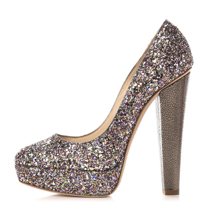 Jimmy Choo Glitter Fenner Platform Pumps 39 Multicolor 1 of 7