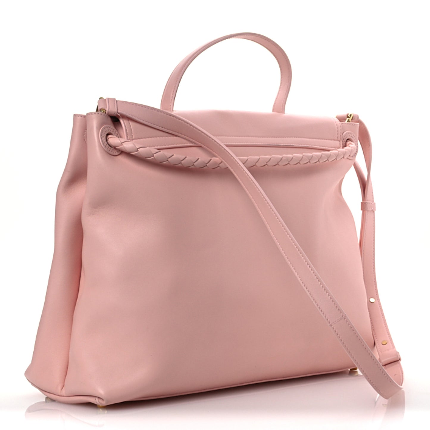 Silky Calfskin Large Ciao Ciao Rose