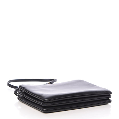 Celine Lambskin Large Trio Crossbody Bag Black 4 of 14