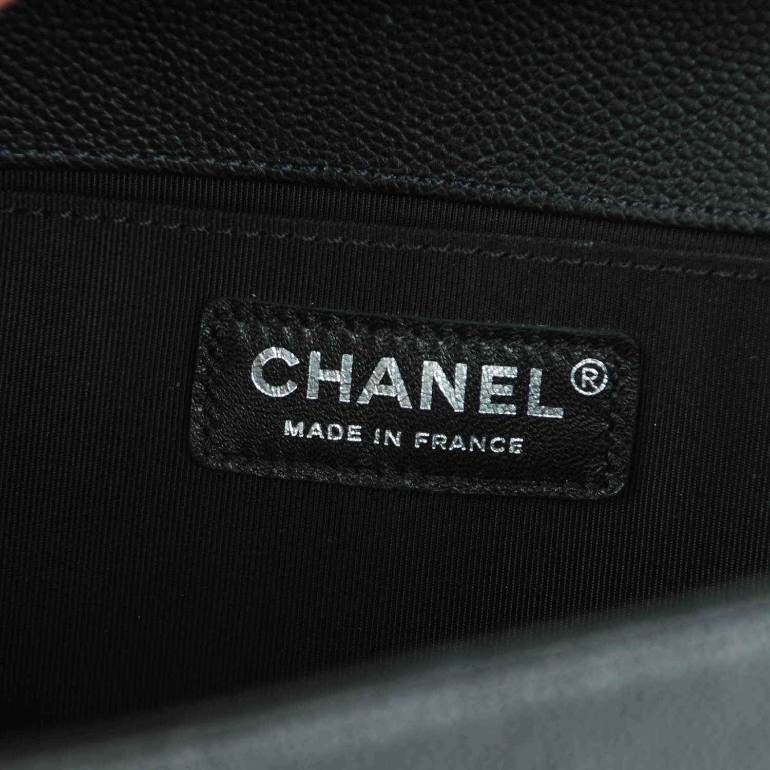 Chanel Caviar Quilted Medium Boy Flap Black 7 of 8