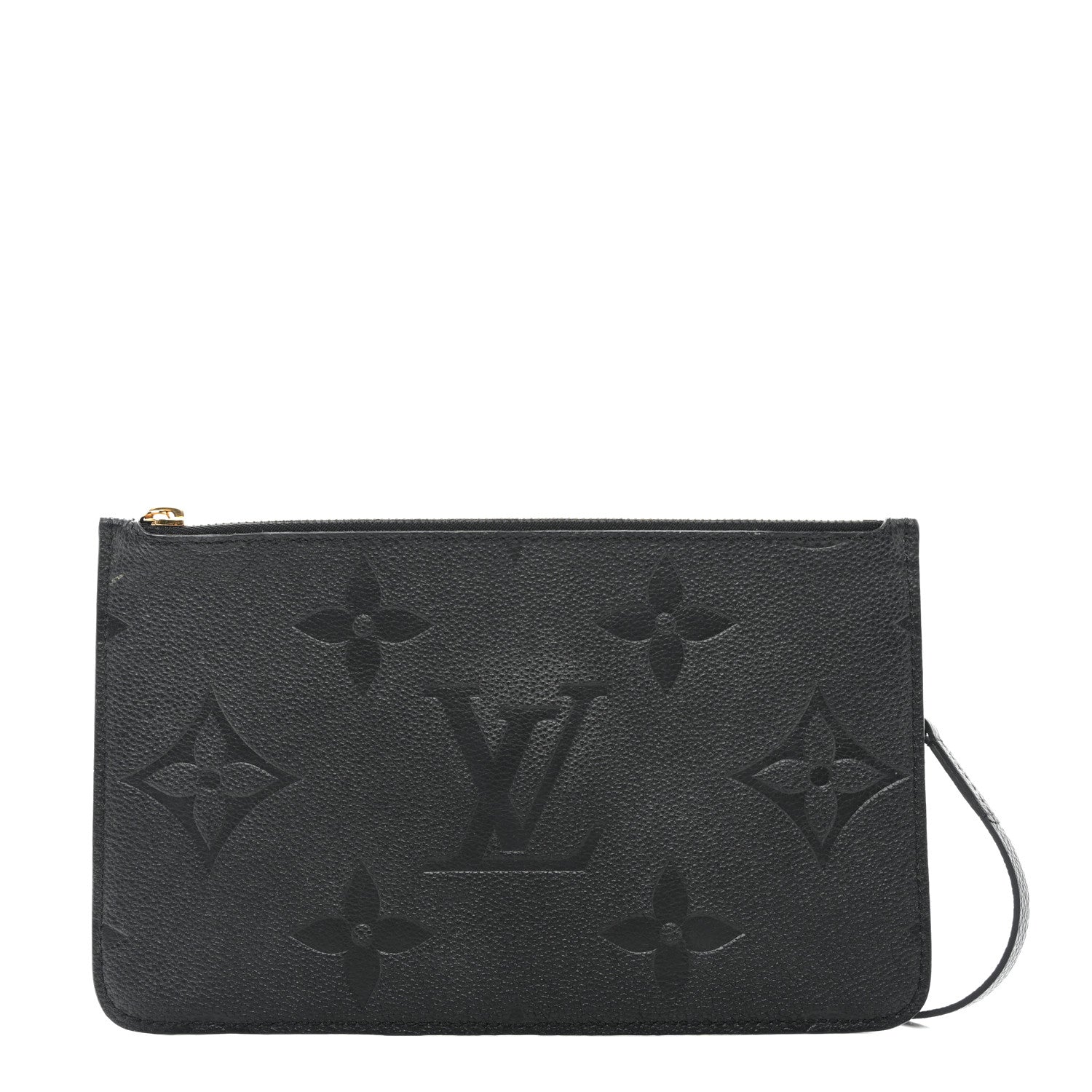 Louis Vuitton Empreinte Monogram Giant Neverfull MM Pochette Black 1 of 7