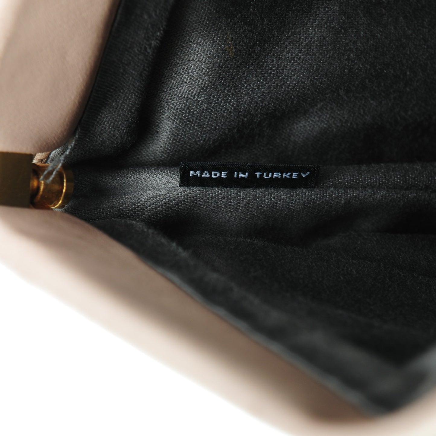 Nappa Matelasse Clutch Cammeo