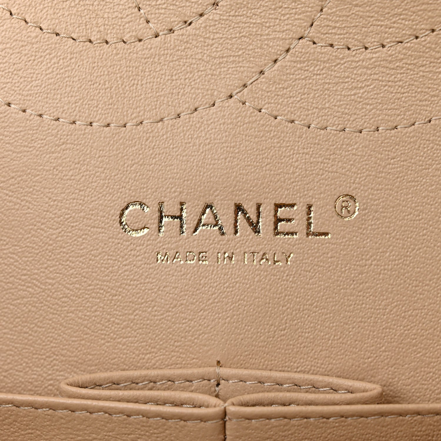 Chanel Caviar Quilted Jumbo Double Flap Light Beige 6 of 10