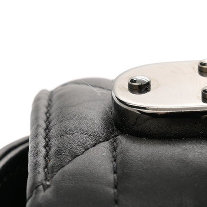 Christian Dior Calfskin Macrocannage Medium Caro Bag Black 12 of 14