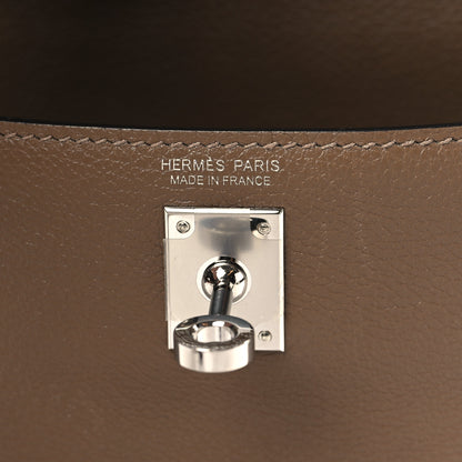 Hermes Evercolor Verso Kelly Danse II Belt Beige De Weimar Bleu Brighton 6 of 10