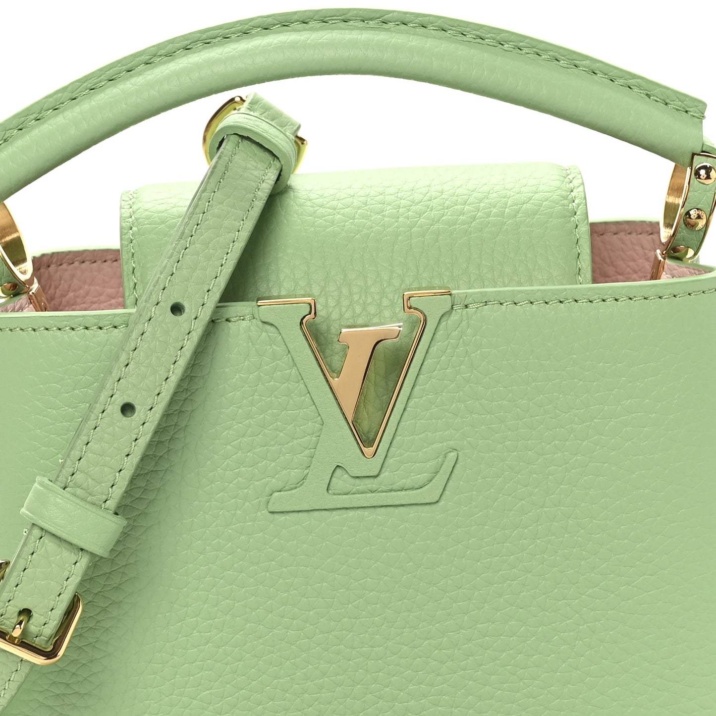Taurillon Mini Capucines Vert Pomme