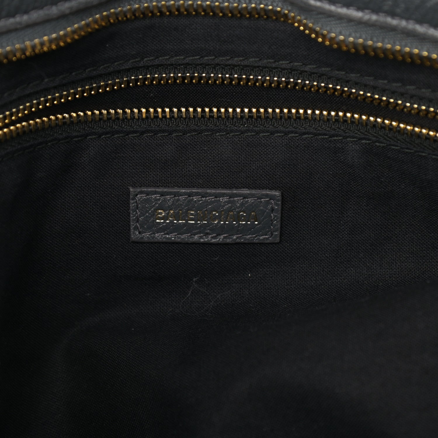 Balenciaga Agneau Classic Gold Hardware City Gris Fossile Anthracite 6 of 10