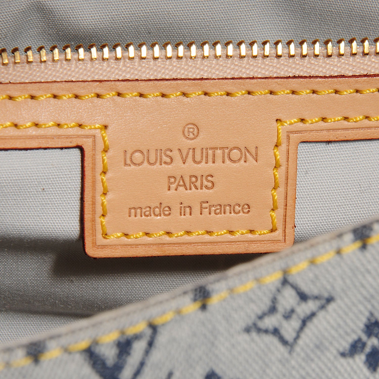 Louis Vuitton Mini Monogram Camille Blue 6 of 7