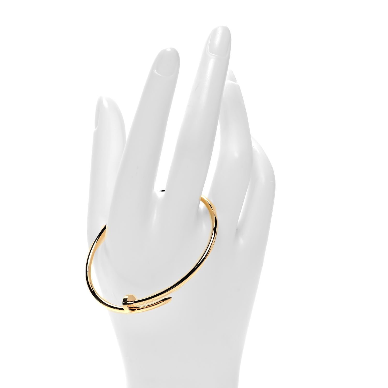 Cartier 18K Yellow Gold Small Juste Un Clou Bracelet 18 2 of 5