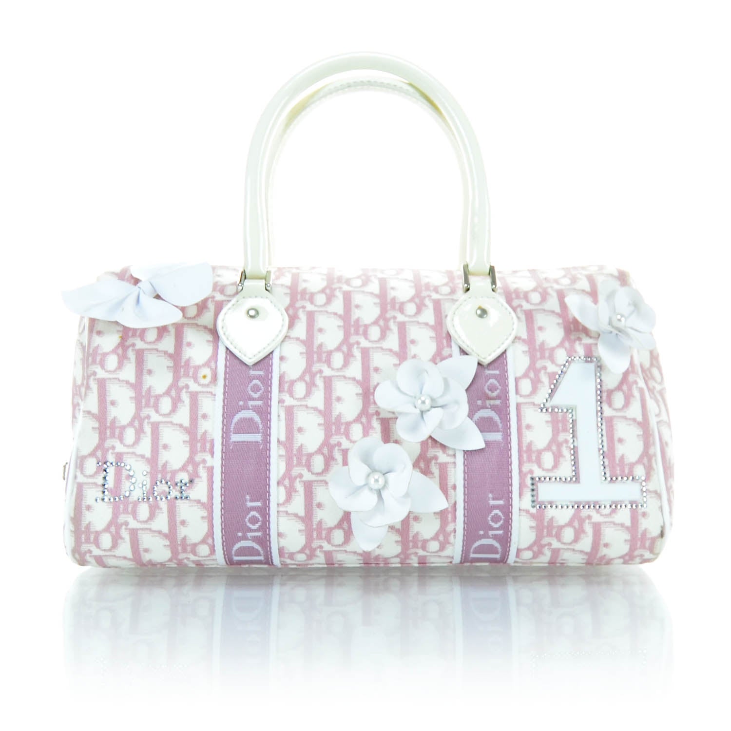 Christian Dior Monogram Girly Boston Pink 1 of 12