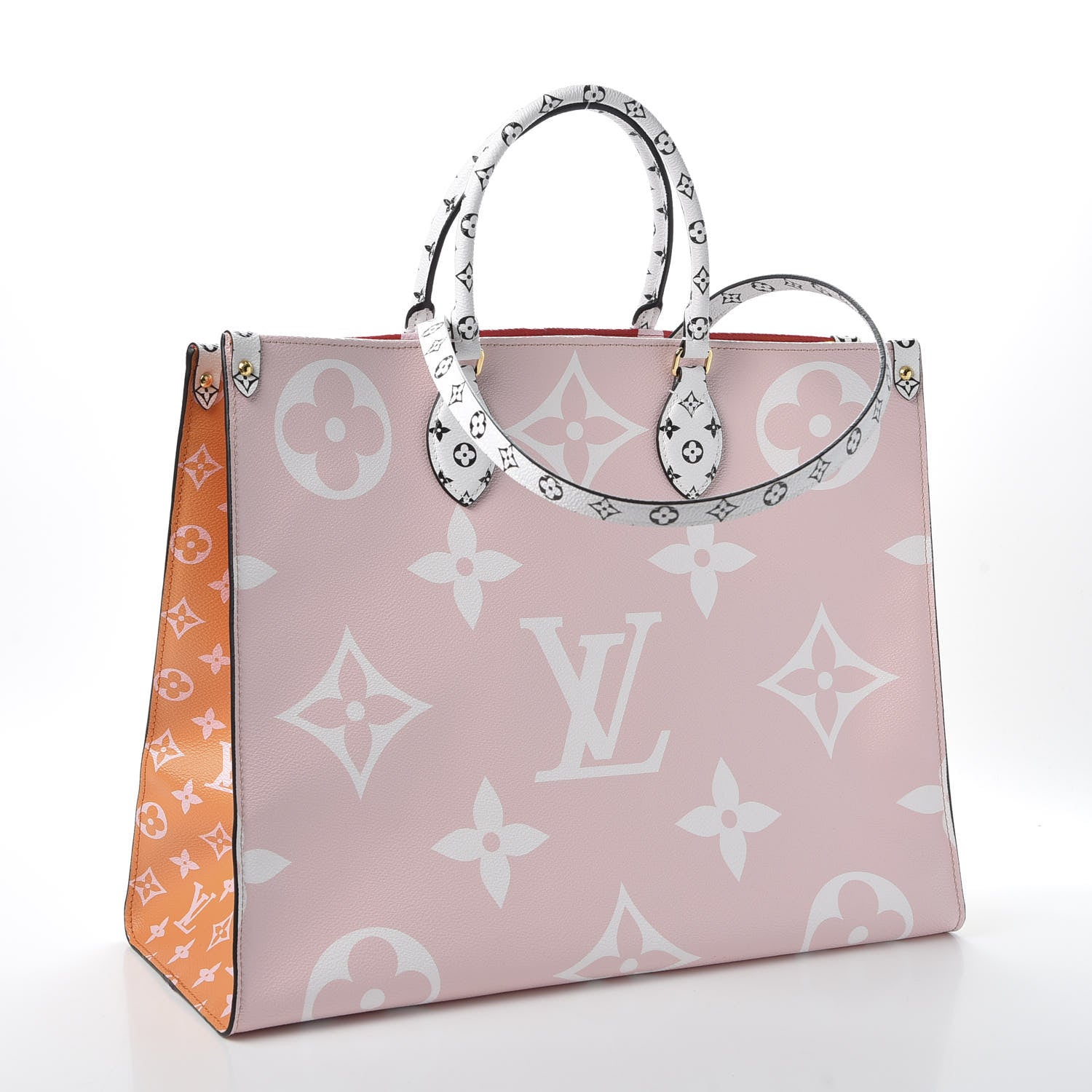 Louis Vuitton Monogram Giant Onthego GM Rouge Rose 2 of 10