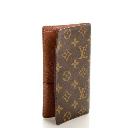 Louis Vuitton Monogram Porte Valeurs Checkbook Wallet 3 of 7