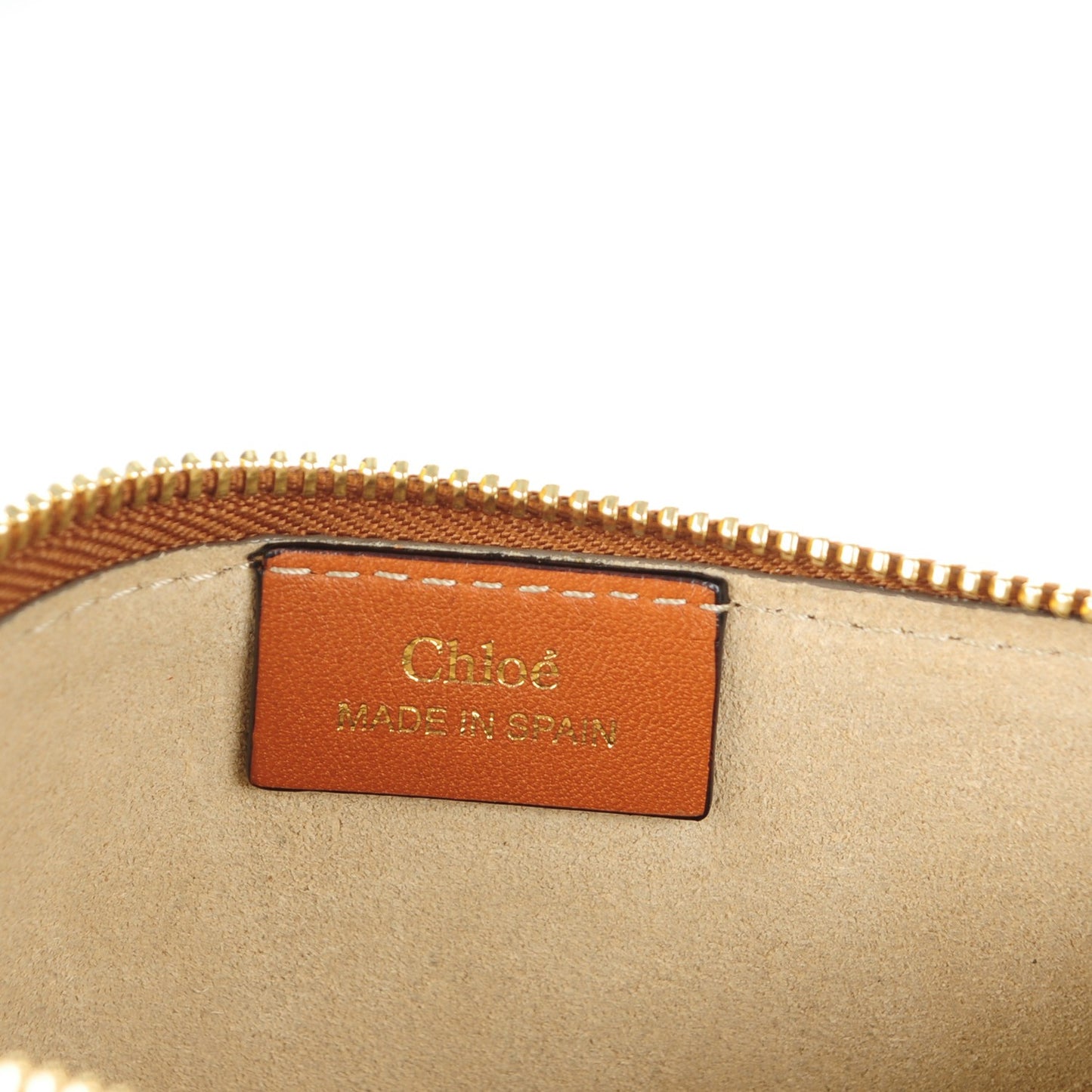 Calfskin Suede Small Jane Fringe Bag Caramel