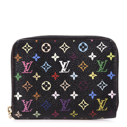 Louis Vuitton Monogram Multicolor Zippy Coin Purse Black 1 of 12