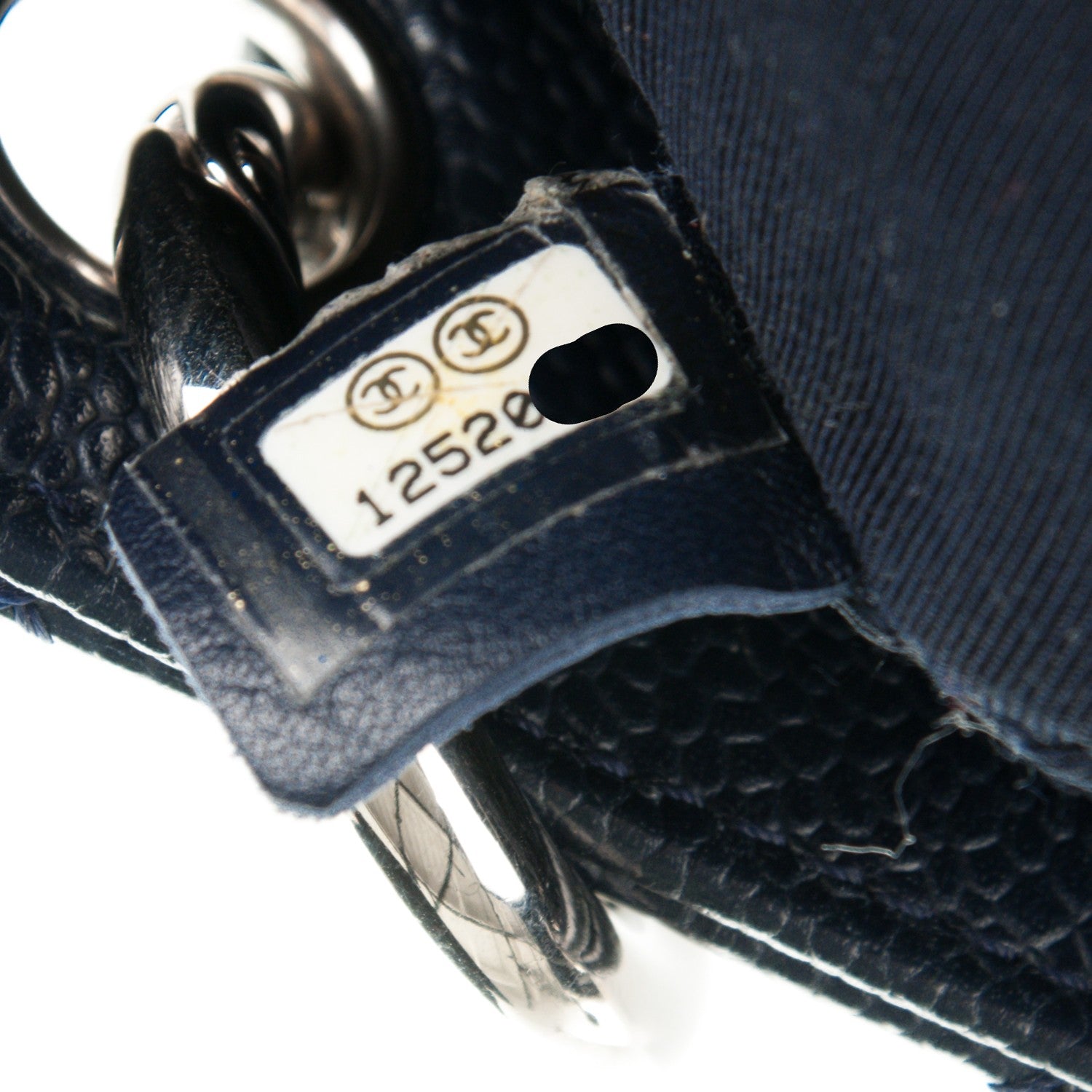 Chanel Caviar Quilted Grand Shopping Tote GST Dark Navy Blue 7 of 8