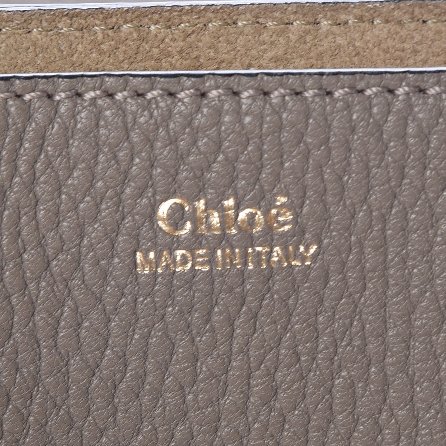 Grained Lambskin Drew Shoulder Bag Motty Grey