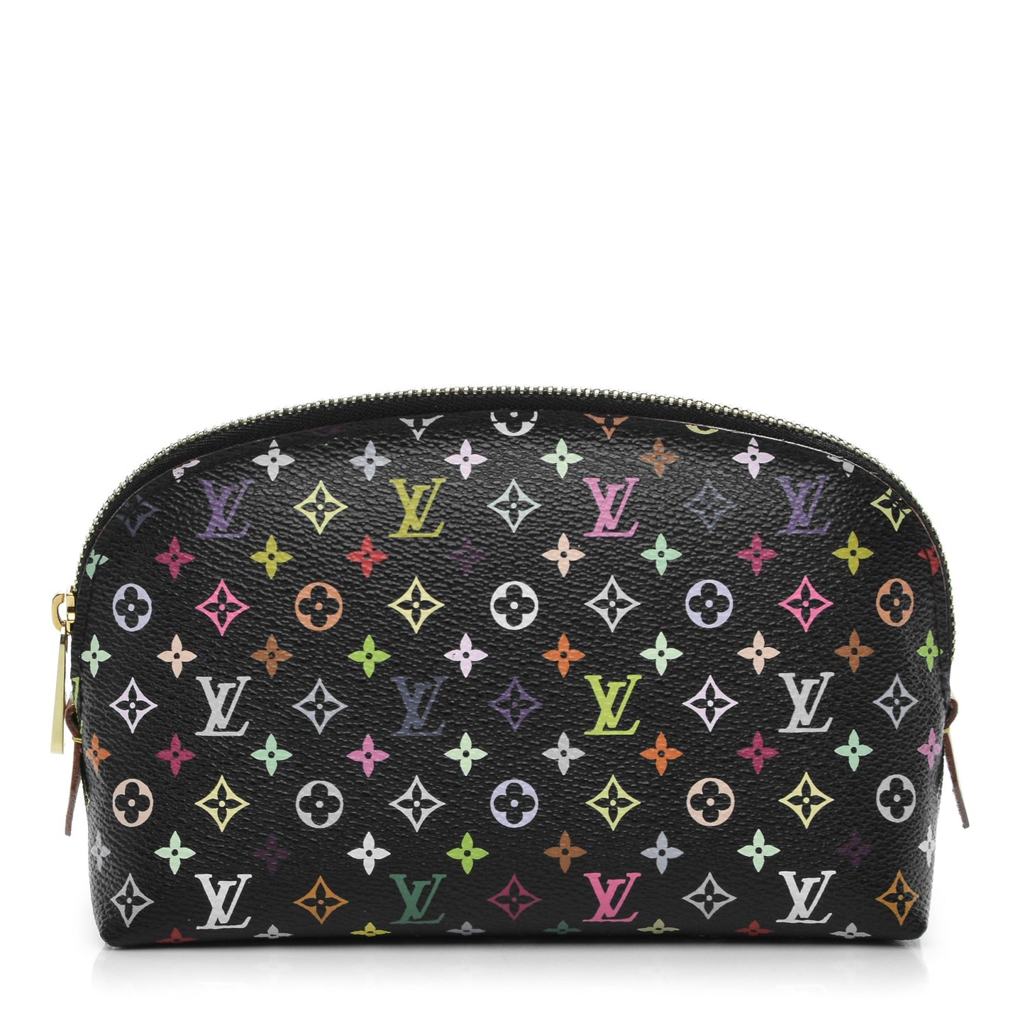 Monogram Multicolor Cosmetic Pouch Black Grenade
