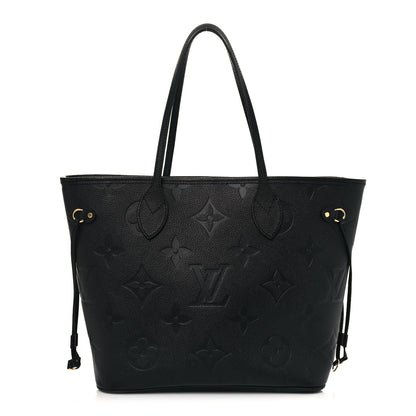 Louis Vuitton Empreinte Monogram Giant Neverfull MM Black 1 of 14