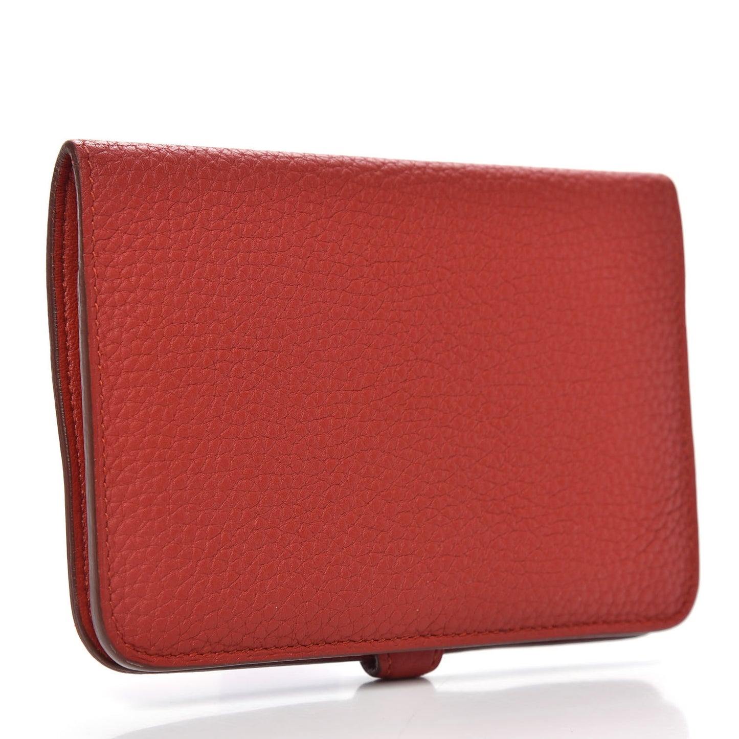 Togo Dogon Compact Wallet Vermillion