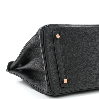 Hermes Togo Birkin 30 Black 9 of 12