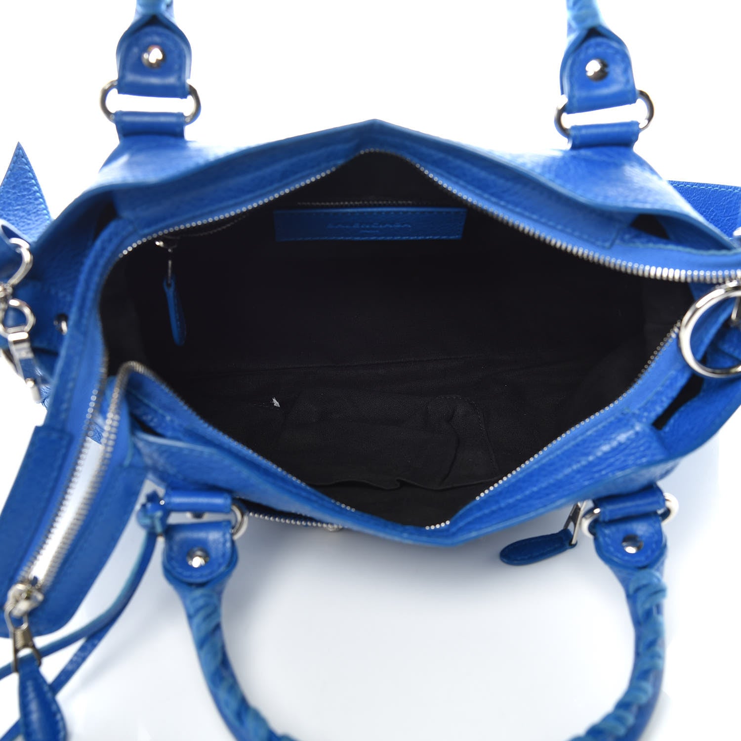 Balenciaga Agneau Giant 12 Silver Hardware Town Bleu Lazuli 7 of 14