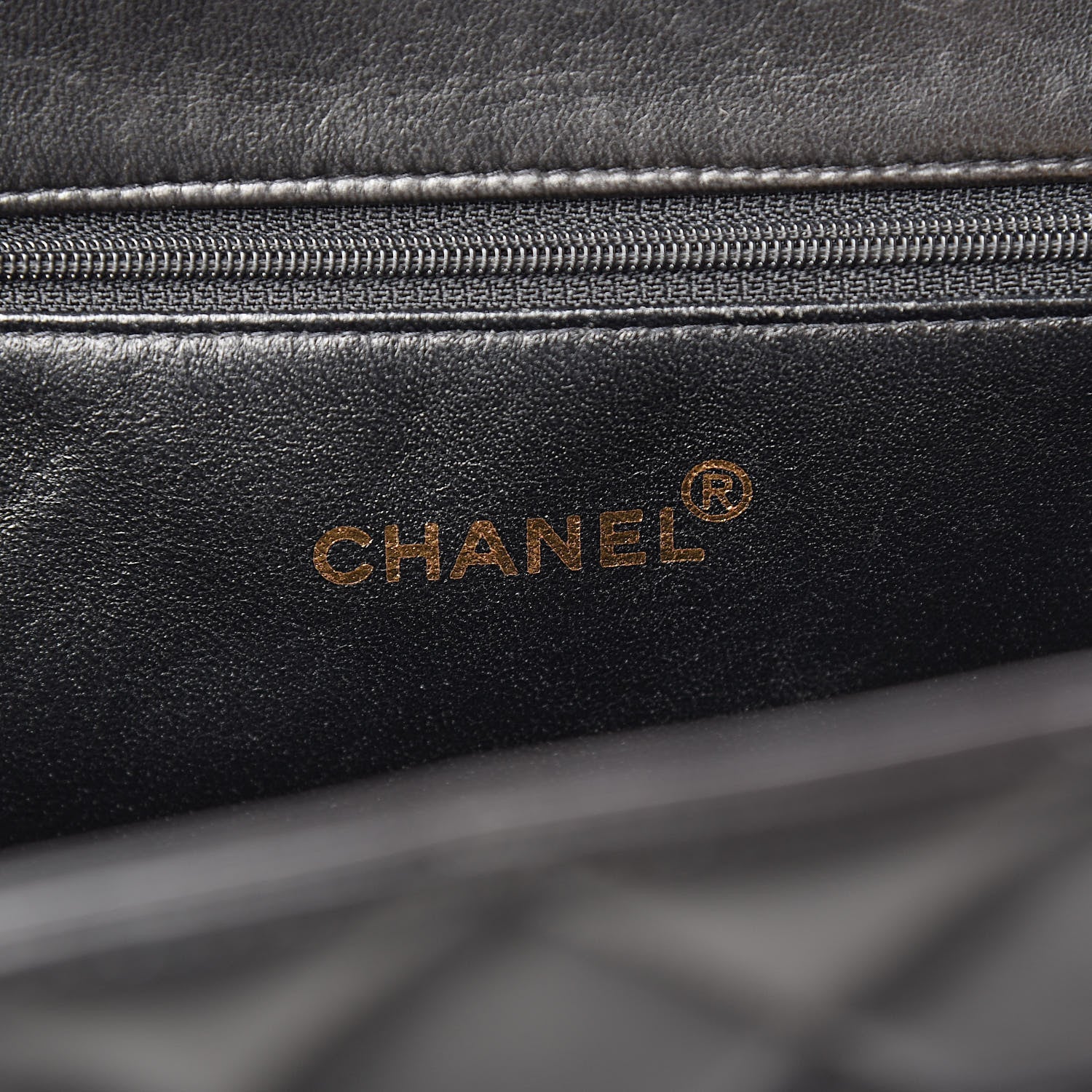 Chanel Lambskin Quilted Grand Shopping Tote GST Black 6 of 15