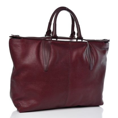 Alexander Wang Lizard Embossed Small Liner Tote Oxblood 3 of 9