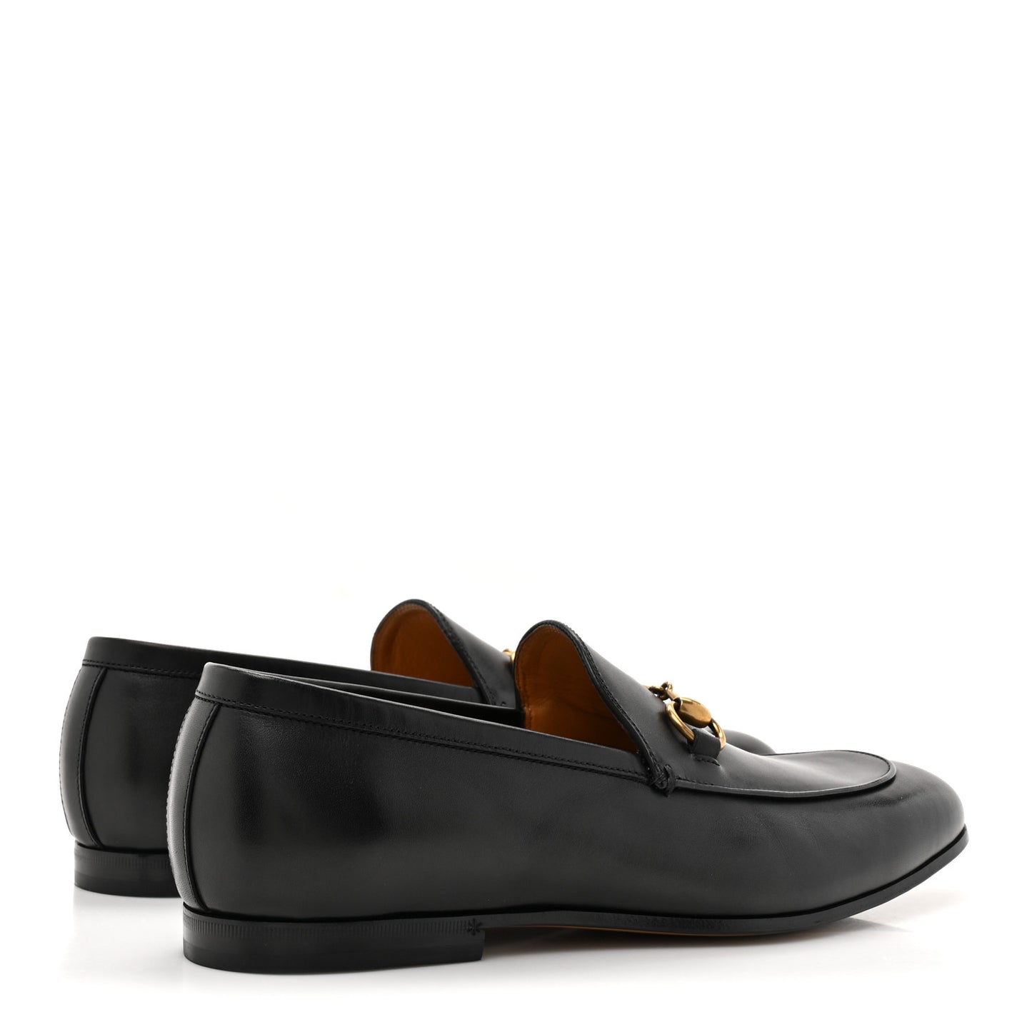 Calfskin Horsebit Mens Jordaan Loafers 8 Black