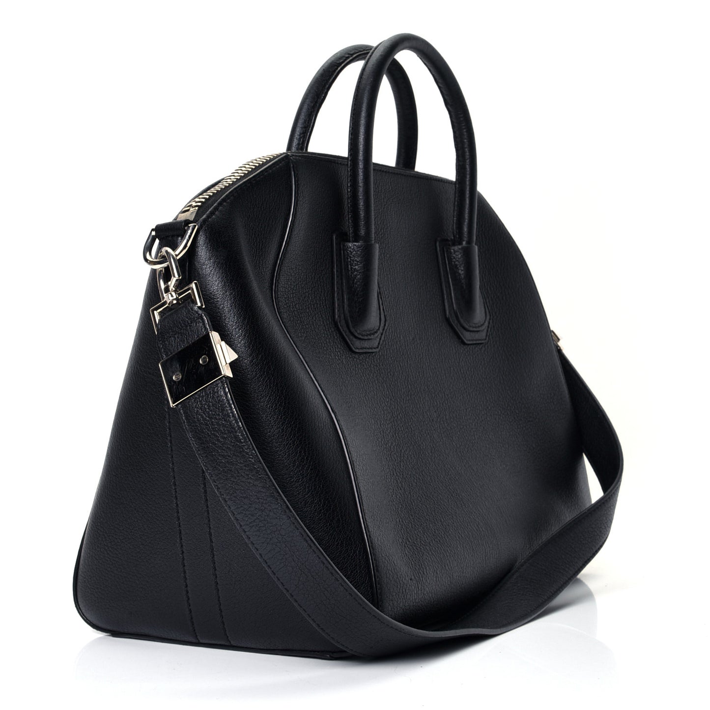 Sugar Goatskin Medium Antigona Black