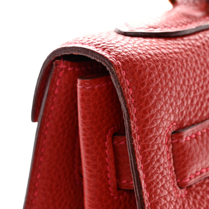 Hermes Togo Kelly Mou 32 Rouge Vif 13 of 15
