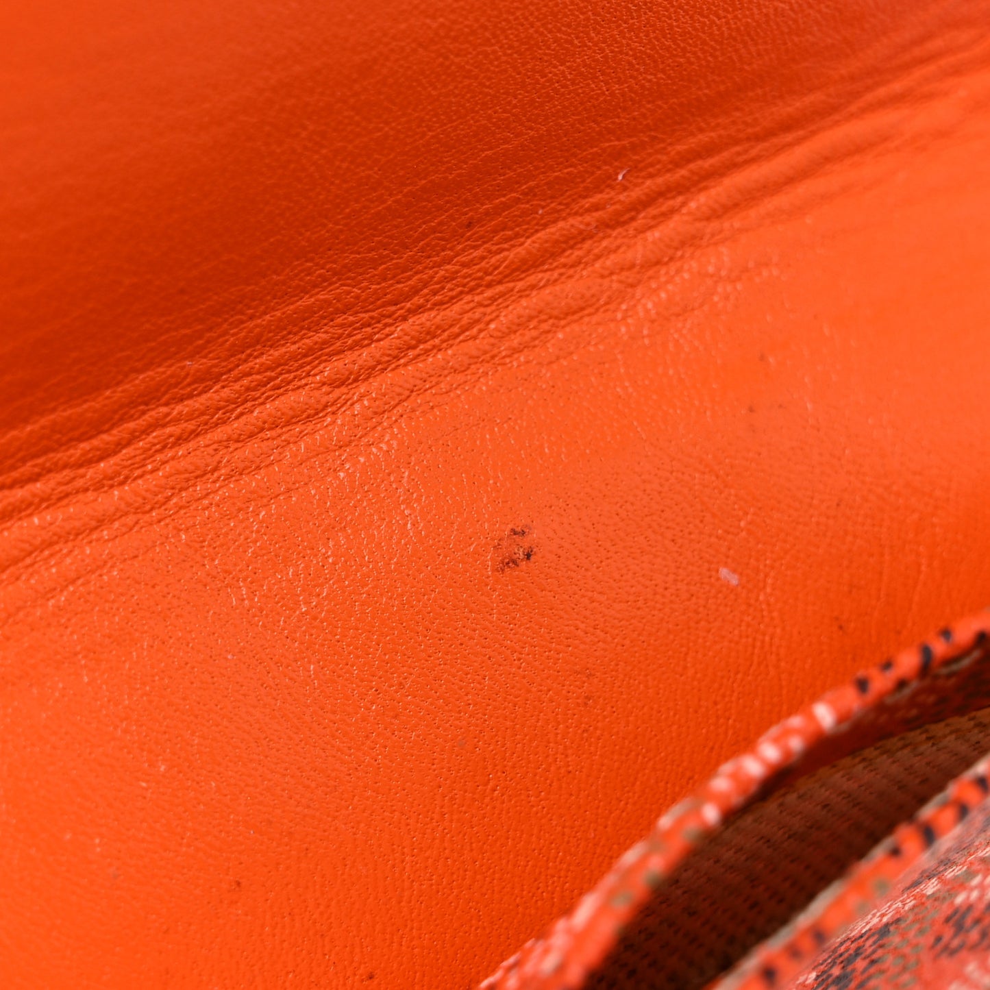 Goyardine Pouch Orange