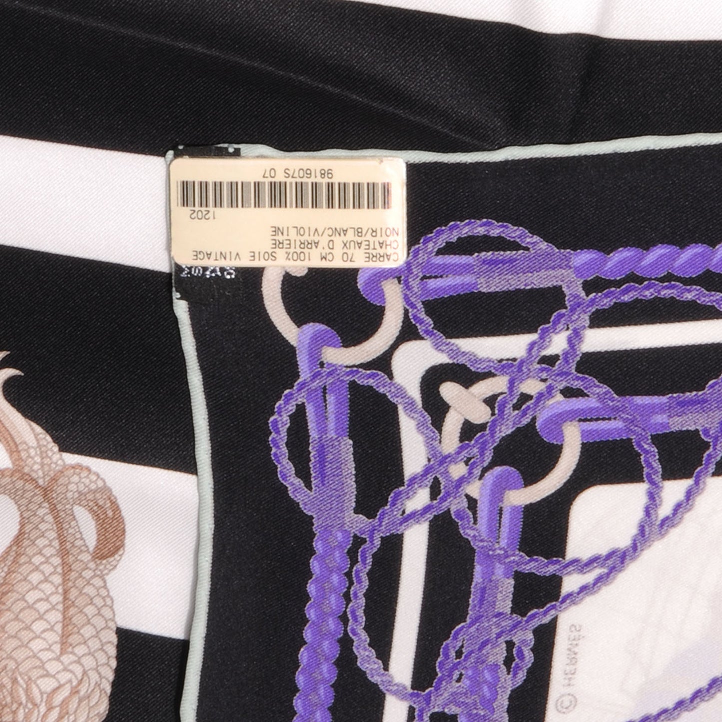 Silk Chateaux D Arriere Scarf 70