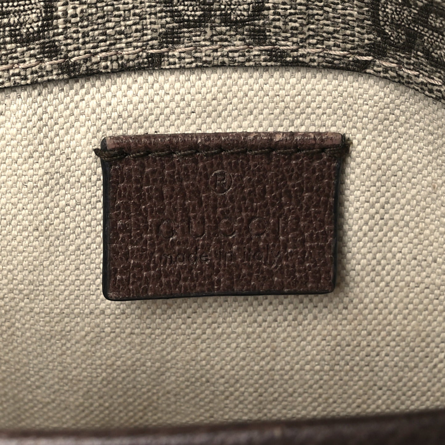 GG Supreme Monogram Neo Vintage Web Belt Bag Brown
