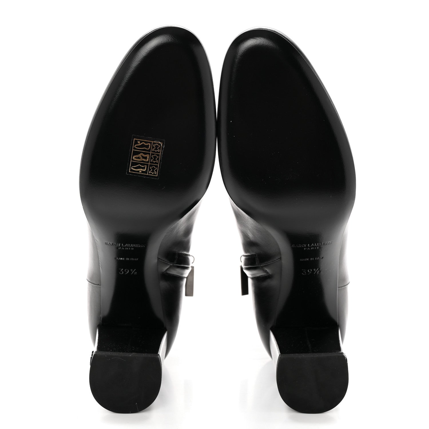 Saint Laurent Nappa Vendome Loulou Ankle Zip Boots 39.5 Black 5 of 12