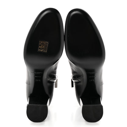 Saint Laurent Nappa Vendome Loulou Ankle Zip Boots 39.5 Black 5 of 12