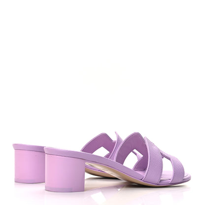 Hermes Epsom Oasis Sandals 36.5 Violet Amethyste 4 of 9