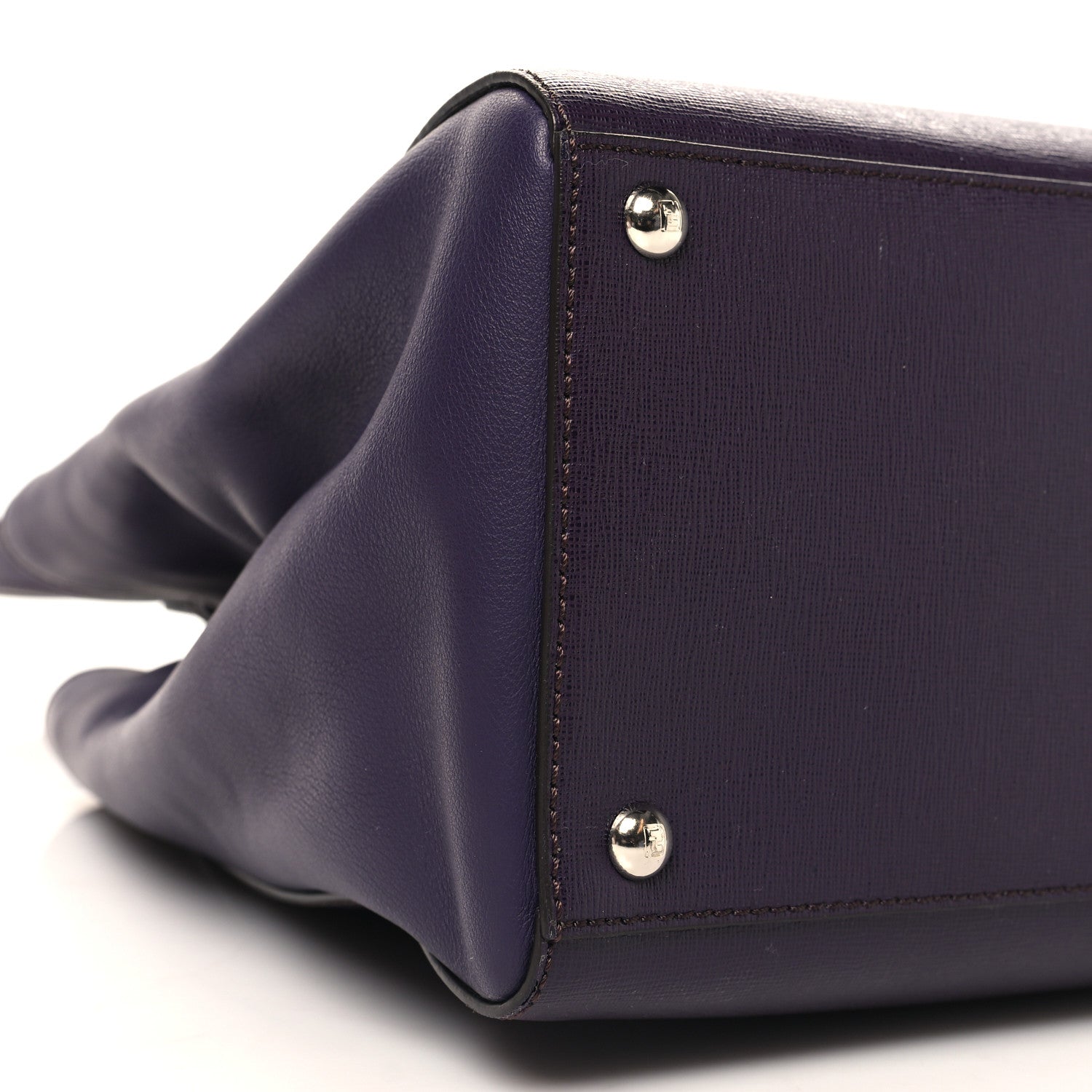 Fendi Vitello Elite Regular 2Jours Tote Ametista 10 of 12