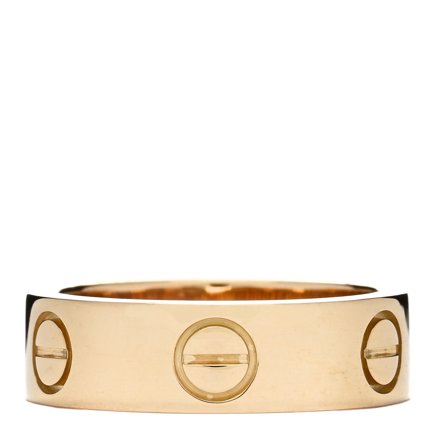 18K Yellow Gold 5.5mm LOVE Ring 50 5.25