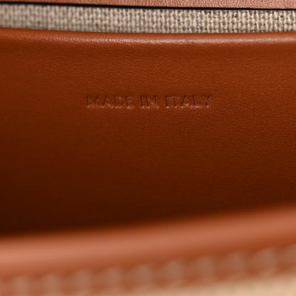 Celine Textile Calfskin Triomphe Besace Natural Tan 7 of 11