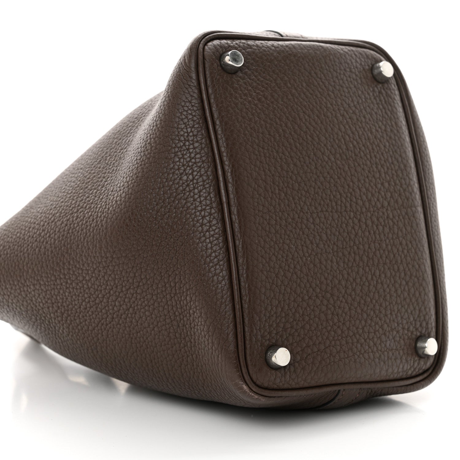 Hermes Taurillon Clemence Picotin 18 PM Cafe 9 of 10