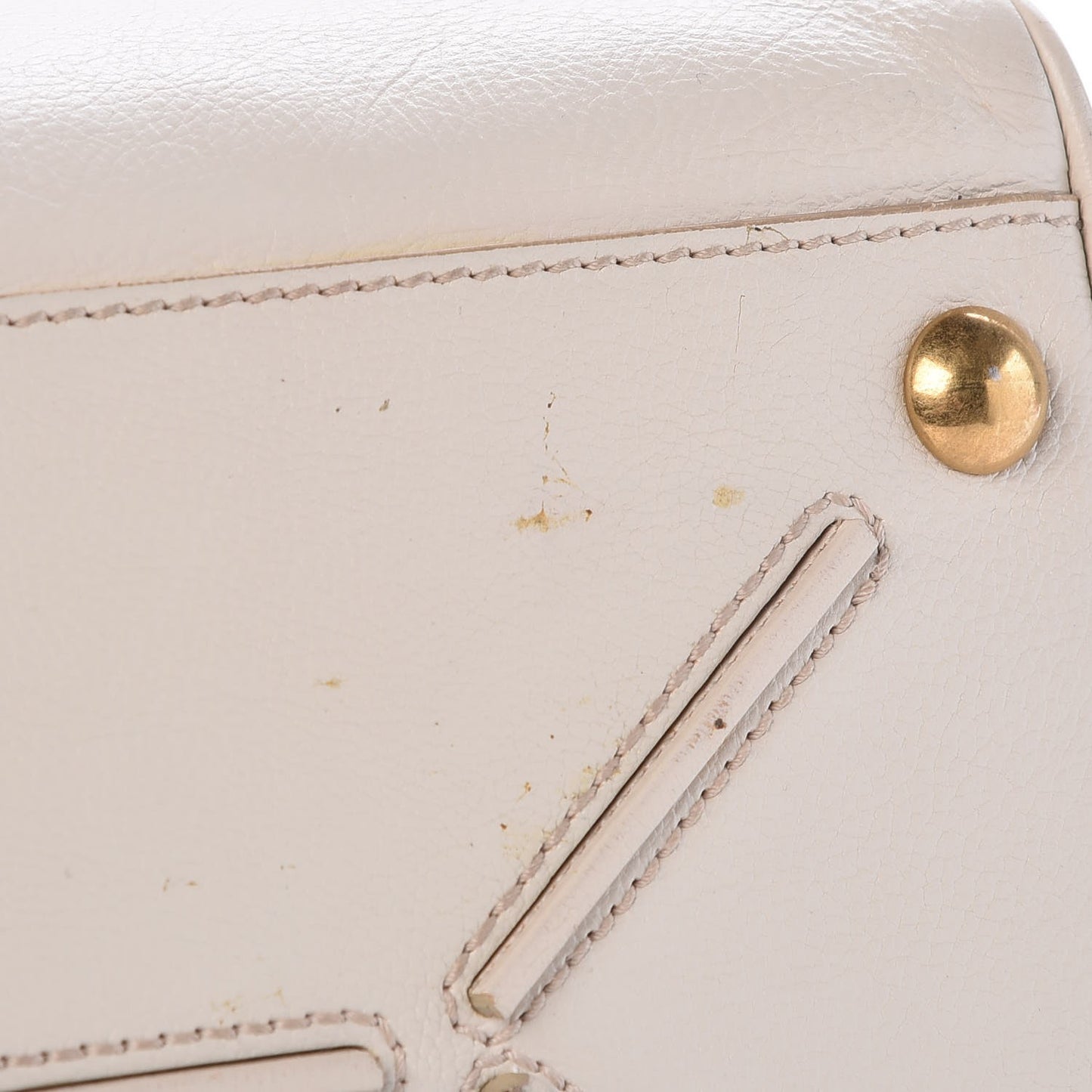 Goatskin Medium Majorelle White