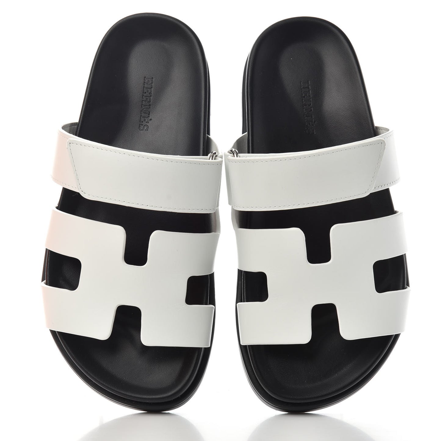 Calfskin Womens Chypre Sandals 36 White