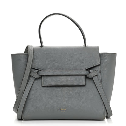 Celine Grained Calfskin Nano Belt Bag Grey 1 of 13