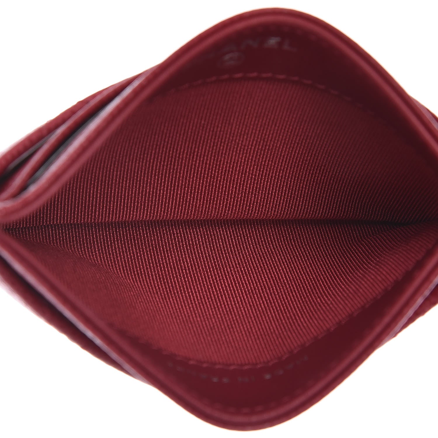 Chanel Caviar Quilted Card Holder Pink 5 of 9
