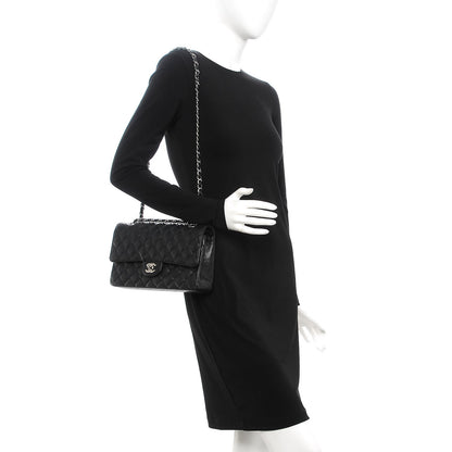 Chanel Caviar Quilted Medium Double Flap Black 2 of 10