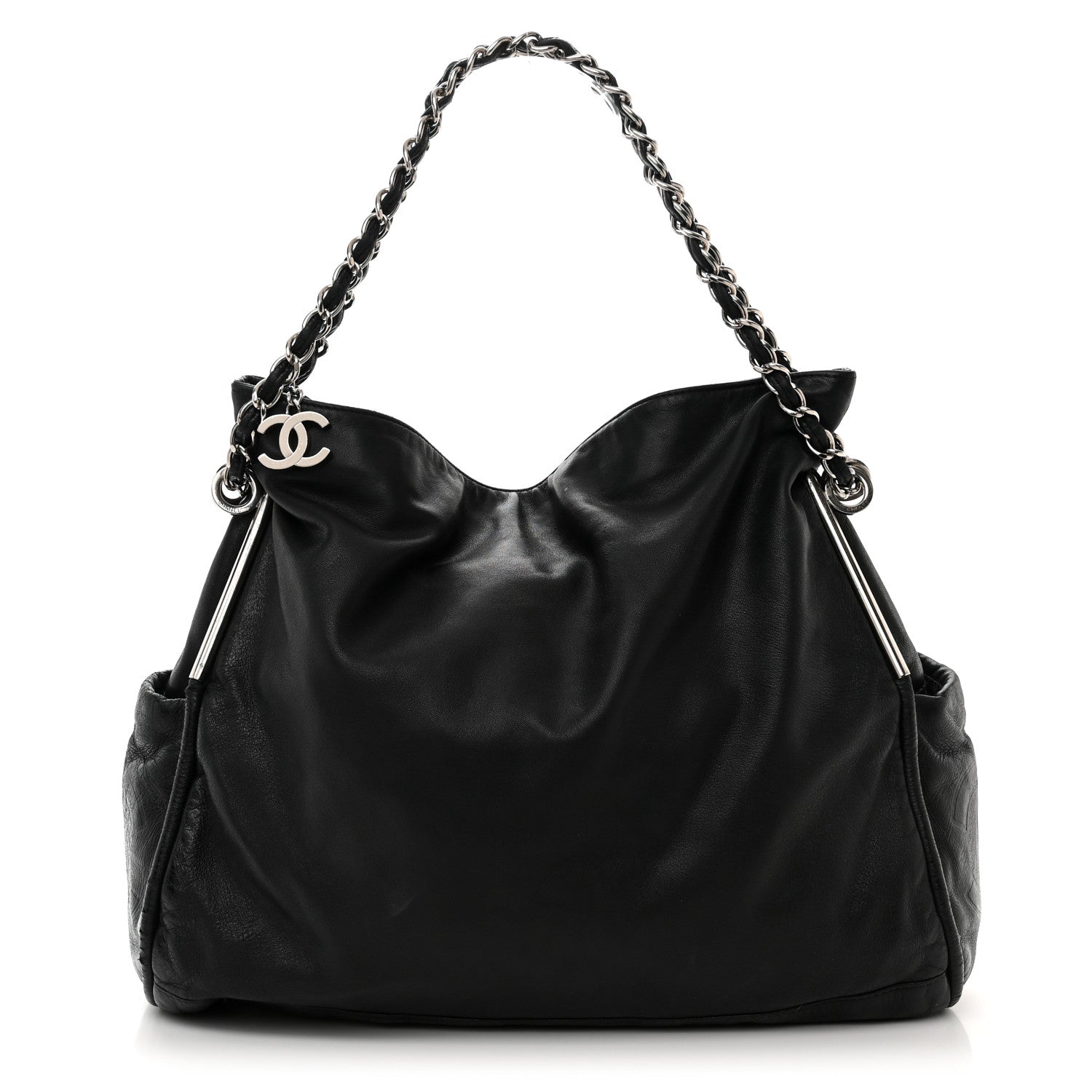 Chanel Lambskin Large Ultimate Soft Tote Black 1 of 12