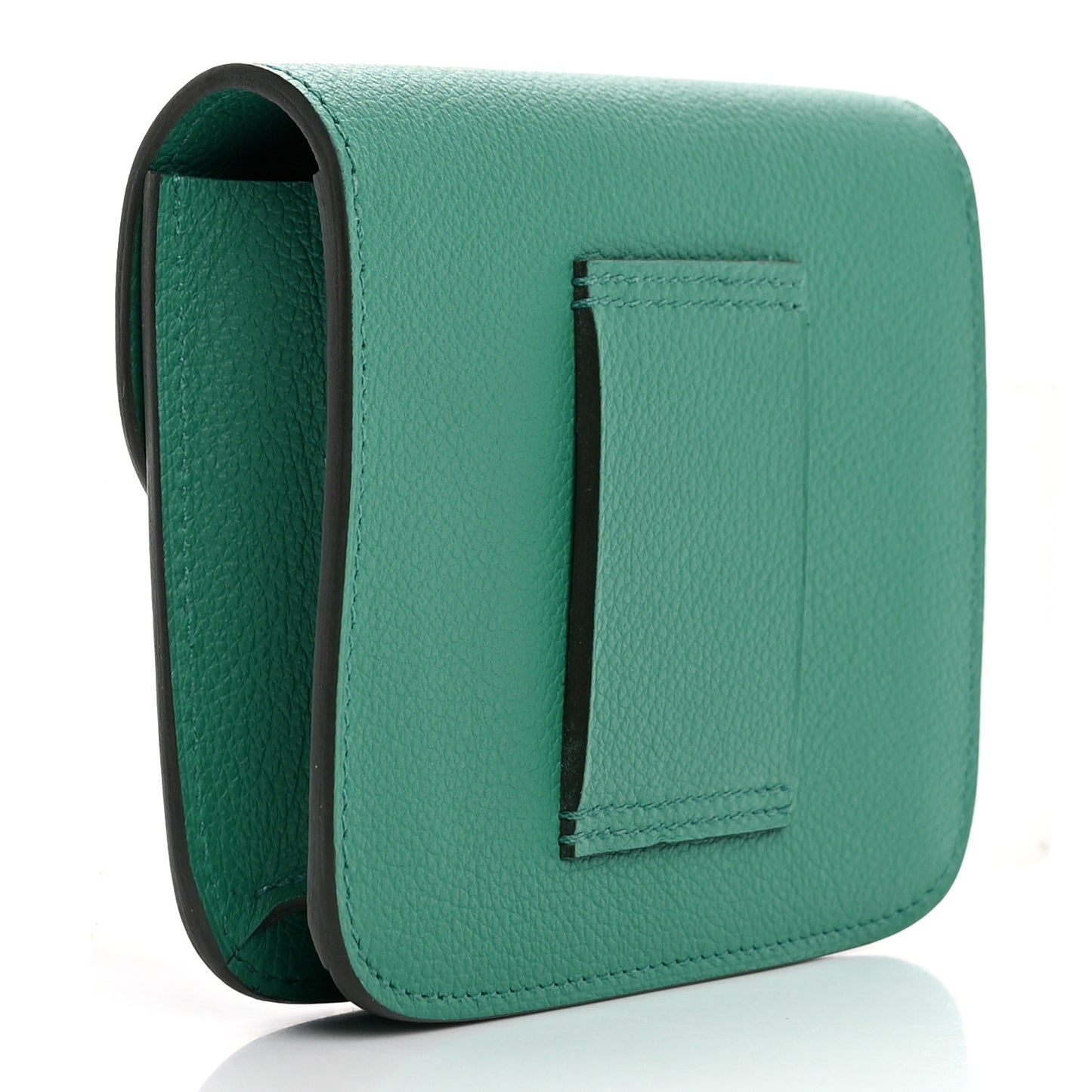 Evercolor Bi-Color Constance Slim Wallet Vert Vertigo Bleu Zanzibar
